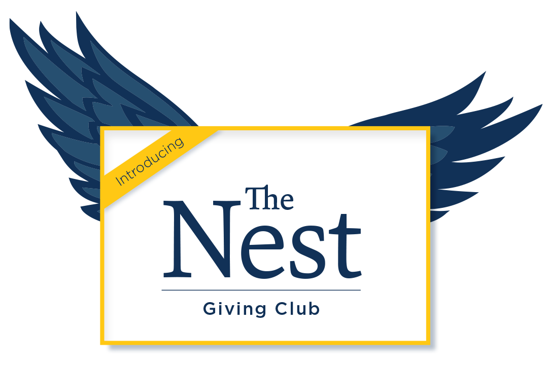 The Nest Giving Club header graphic
